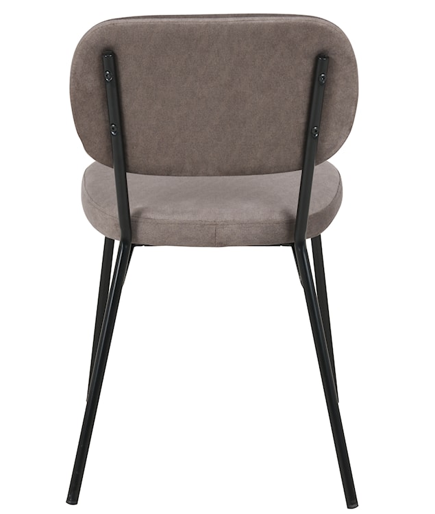 Krzesło tapicerowane Brevery brązowe  - zdjęcie 9