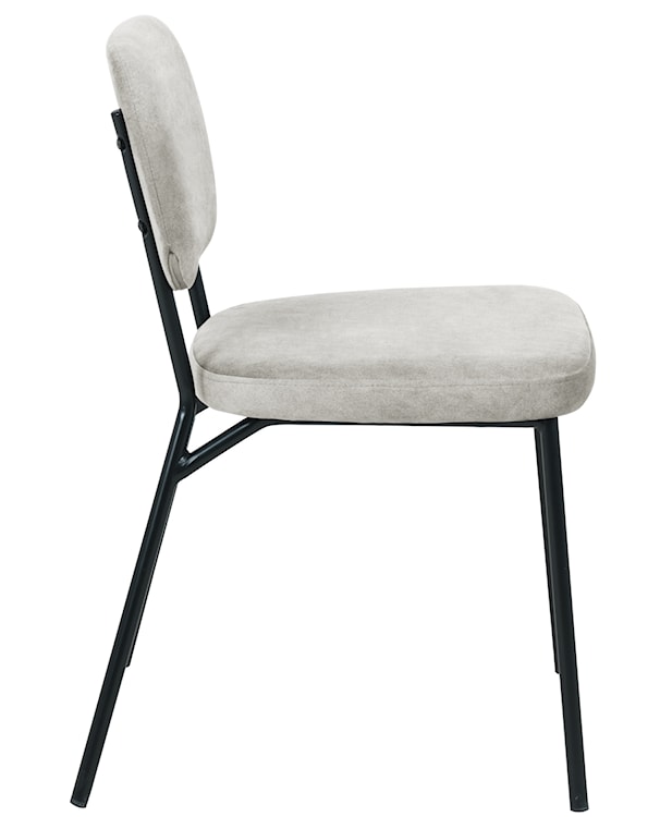 Krzesło tapicerowane Brevery beżowe  - zdjęcie 2