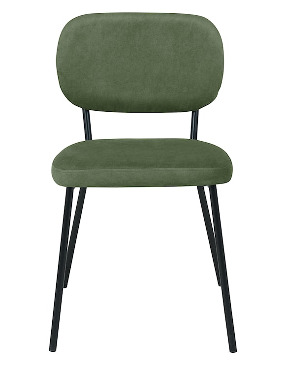 Krzesło tapicerowane Brevery oliwkowe  - zdjęcie 6