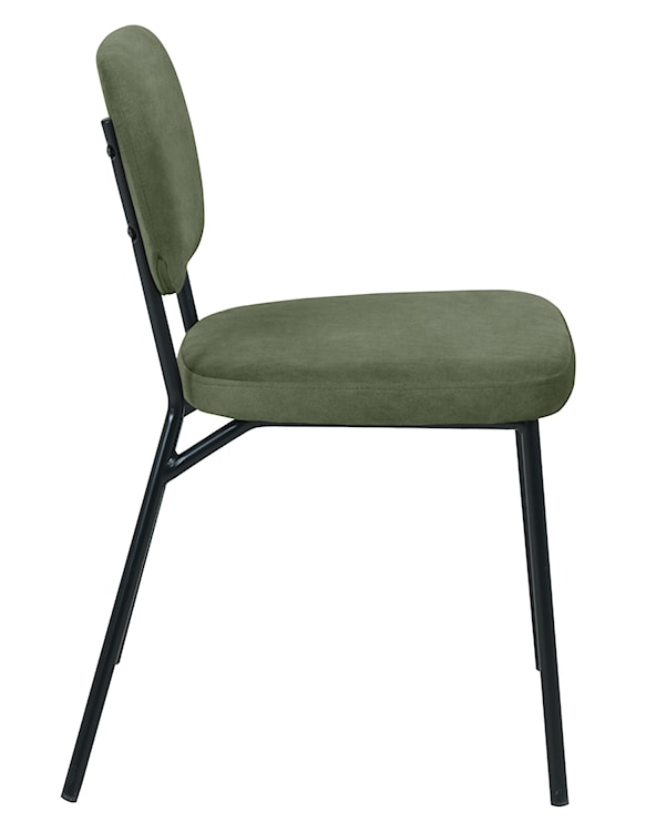 Krzesło tapicerowane Brevery oliwkowe  - zdjęcie 7