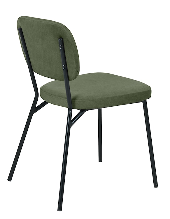 Krzesło tapicerowane Brevery oliwkowe  - zdjęcie 9