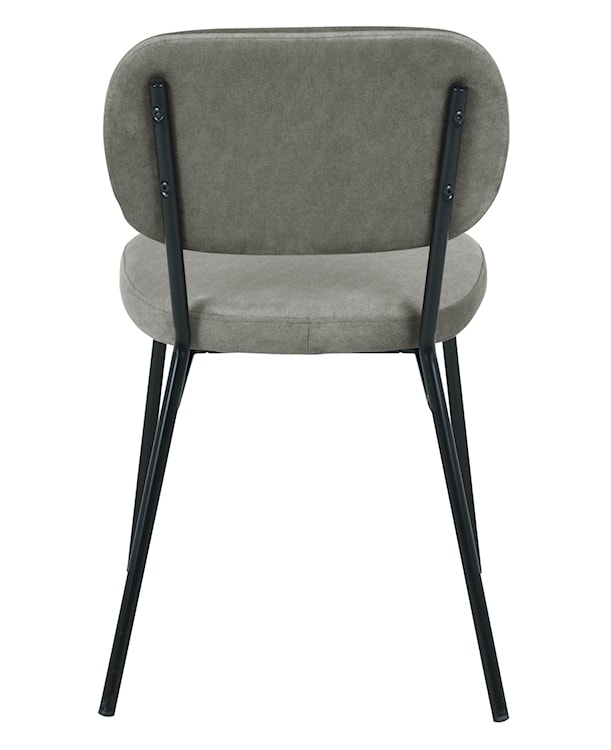 Krzesło tapicerowane Brevery szare  - zdjęcie 6