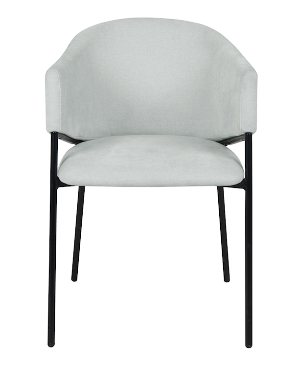 Krzesło tapicerowane Optival z podłokietnikami szaro-niebieskie  - zdjęcie 9