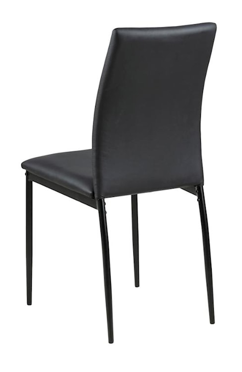 Krzesło tapicerowane Hoseco czarna ekoskóra  - zdjęcie 5