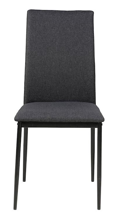 Krzesło tapicerowane Hoseco ciemnoszare  - zdjęcie 4