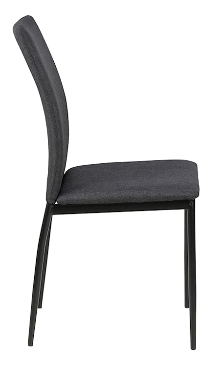 Krzesło tapicerowane Hoseco ciemnoszare  - zdjęcie 6
