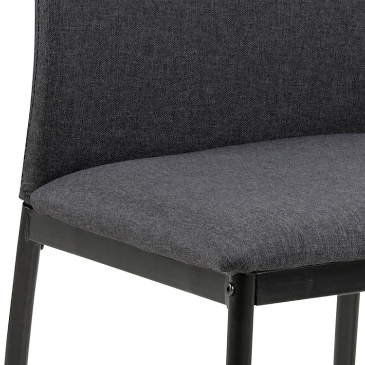 Krzesło tapicerowane Hoseco ciemnoszare  - zdjęcie 5