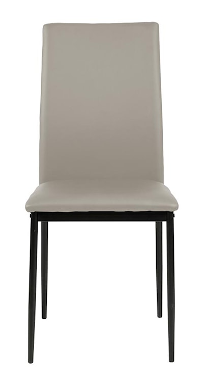 Krzesło tapicerowane Hoseco taupe ekoskóra  - zdjęcie 4