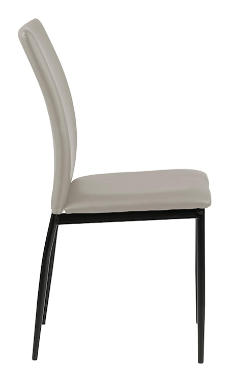 Krzesło tapicerowane Hoseco taupe ekoskóra  - zdjęcie 5
