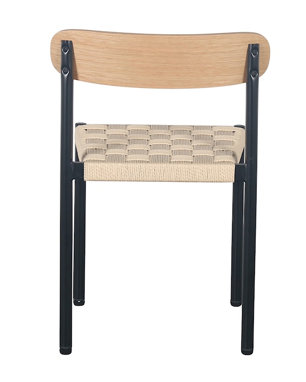 Krzesło Humalpa z grubo plecionym siedziskiem/ dąb naturalny  - zdjęcie 4