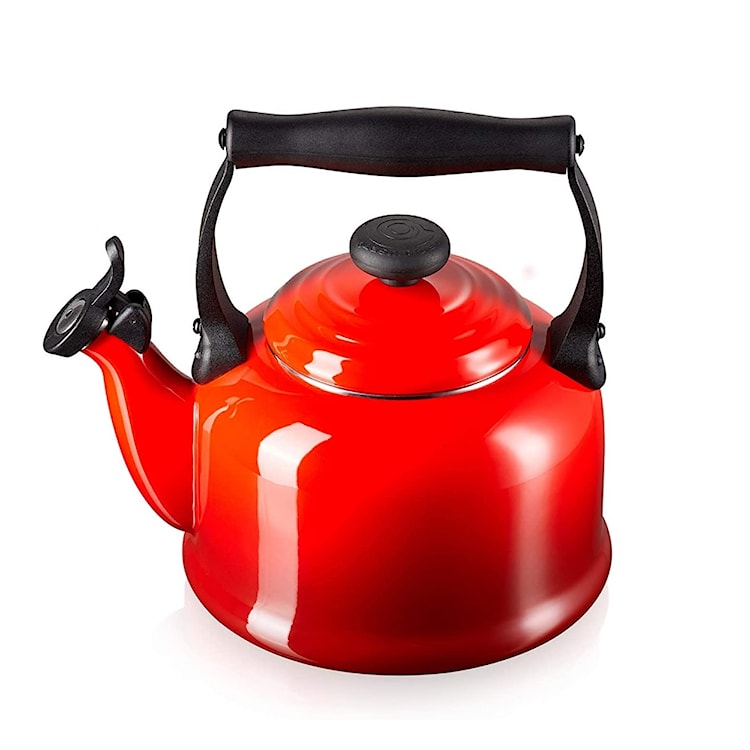 Le Creuset - Czajnik ze stali węglowej Traditional czerwony  - zdjęcie 2