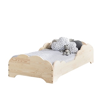Łóżko Irine dziecięce z drewna 80x180 cm