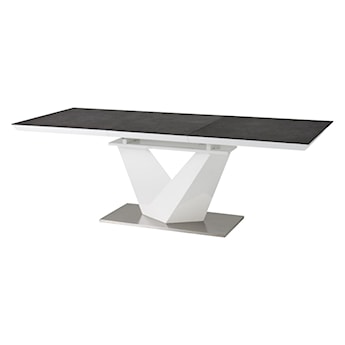 Stół rozkładany Aramoko 120-180x80 cm z efektem kamienia