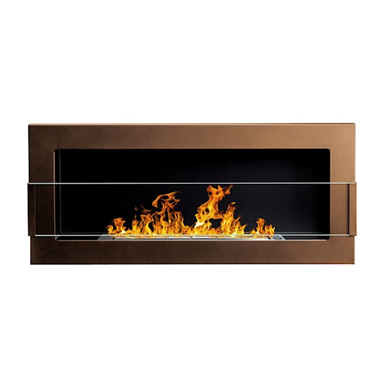 Biokominek Astralis 90x40 cm z certyfikatem TÜV Brąz strukturalny  - zdjęcie 3