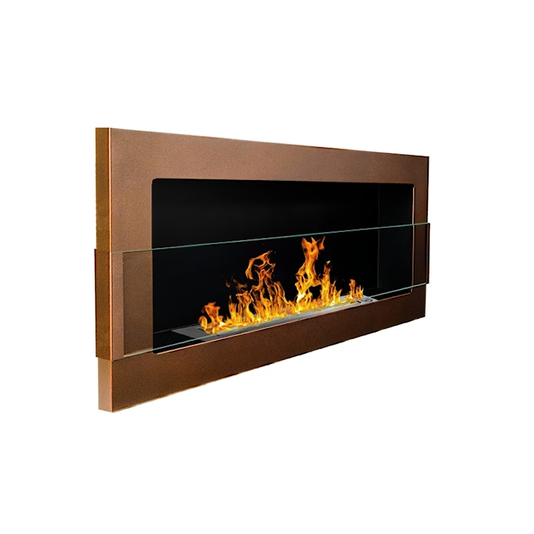 Biokominek Astralis 90x40 cm z certyfikatem TÜV Brąz strukturalny  - zdjęcie 4
