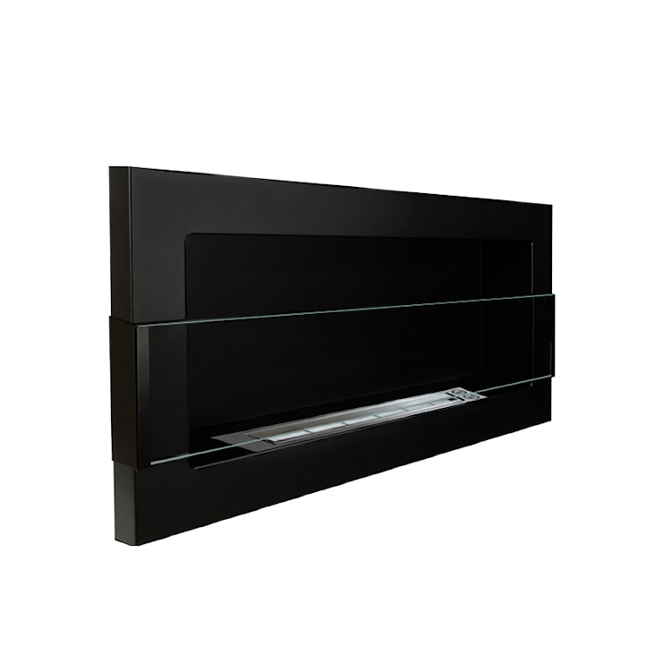 Biokominek Astralis 90x40 cm z certyfikatem TÜV Czarny strukturalny  - zdjęcie 6