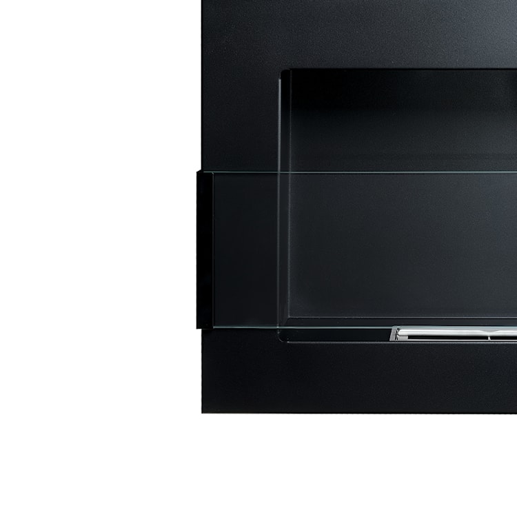 Biokominek Astralis 90x40 cm z certyfikatem TÜV Czarny strukturalny  - zdjęcie 7