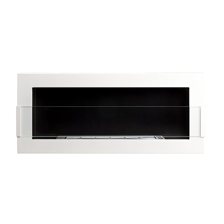 Biokominek Astralis 90x40 cm z certyfikatem TÜV Biały połysk  - zdjęcie 3