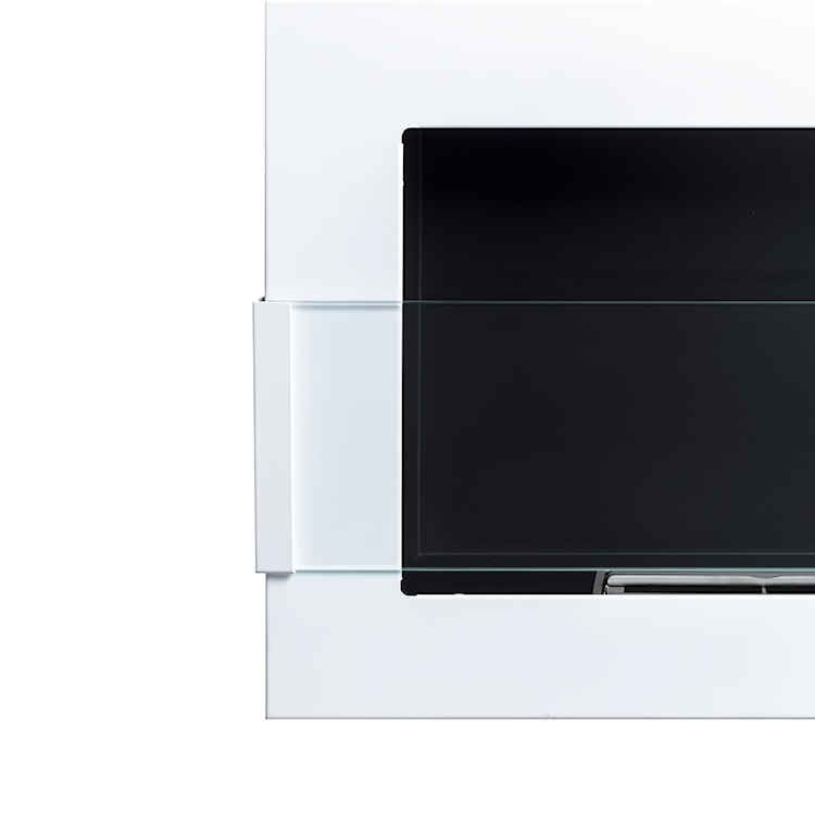 Biokominek Astralis 90x40 cm z certyfikatem TÜV Biały połysk  - zdjęcie 6