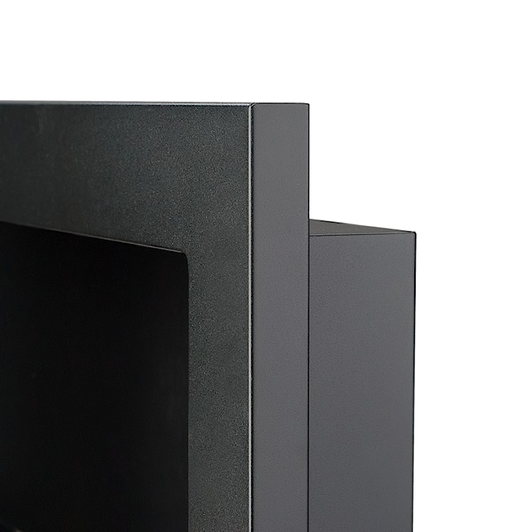 Biokominek Astralis 65x40 cm z certyfikatem TÜV Czarny strukturalny  - zdjęcie 3