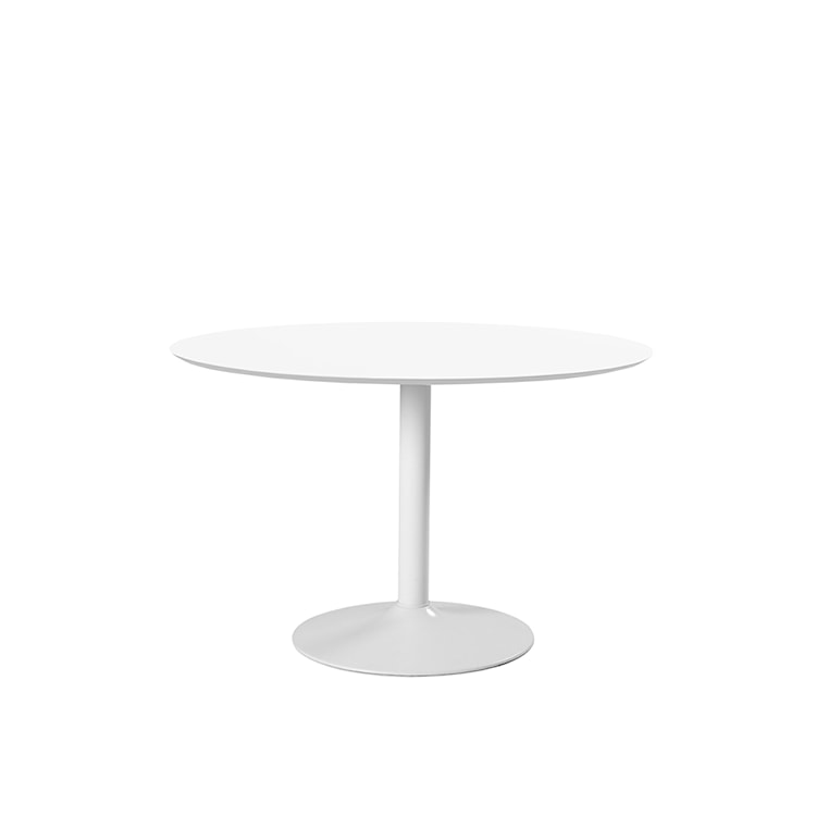 Stół do jadalni okrągły Balsamita średnica 110 cm biały  - zdjęcie 6