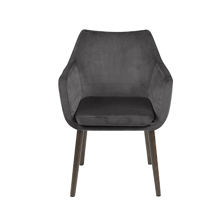 Krzesło tapicerowane Marcelio szaro - brązowe  - zdjęcie 6