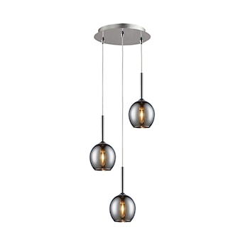 Lampa wisząca Miller x3 chrom kaskada