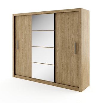 Szafa Idea 250 cm z lustrem Dąb Shetland
