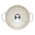 Le Creuset - Brytfanna żeliwna Signature 26 cm kremowa  - zdjęcie 3