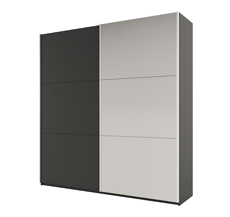 Szafa Rella 225 cm przesuwna z lustrem Platinum  - zdjęcie 5