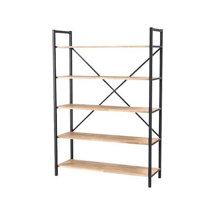 Regał Pazmer 122 cm z pięcioma półkami 
