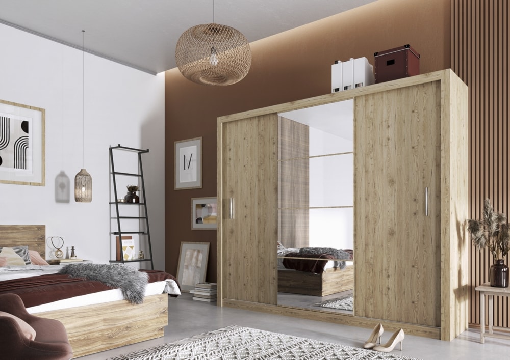Szafa Idea 250 cm z lustrem i oświetleniem San remo  - zdjęcie 2