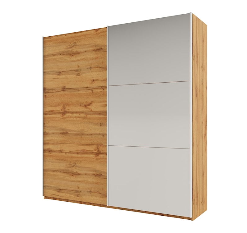 Szafa Rella 225 cm przesuwna z lustrem Platinum  - zdjęcie 4