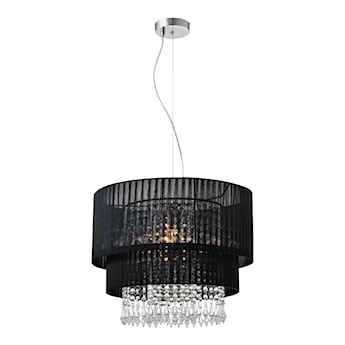 Lampa wisząca Bennett czarna średnica 45 cm