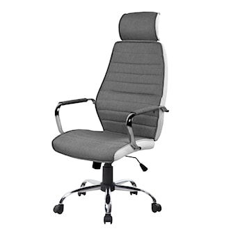 Fotel biurowy Serrato szaro - biały