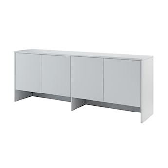 Nadstawka Bed Concept z czterema zamykanymi szafkami 80 cm Szary