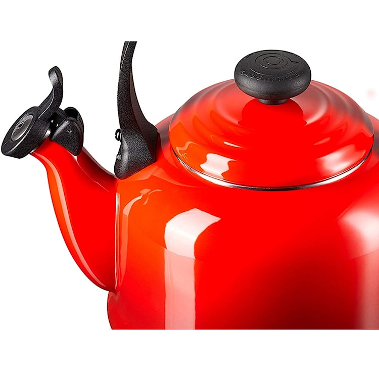 Le Creuset - Czajnik ze stali węglowej Traditional czerwony  - zdjęcie 4