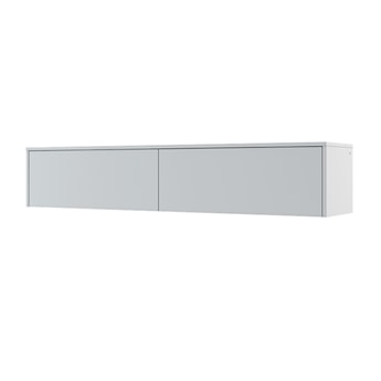 Nadstawka Bed Concept z dwiema zamykanymi szafkami 40 cm Szary