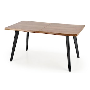 Stół rozkładany Diggory 120-180x90 cm dąb naturalny/czarny