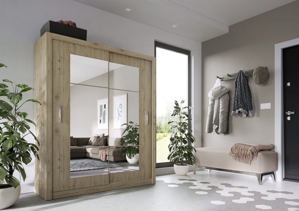 Szafa Idea 180 cm z lustrami San remo  - zdjęcie 2