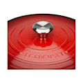 Le Creuset - Brytfanna żeliwna Signature 35 cm czerwona  - zdjęcie 6