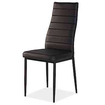 Krzesło tapicerowane Lastad czarne