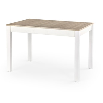 Stół rozkładany Veiga 118-158x75 cm biały-dąb sonoma
