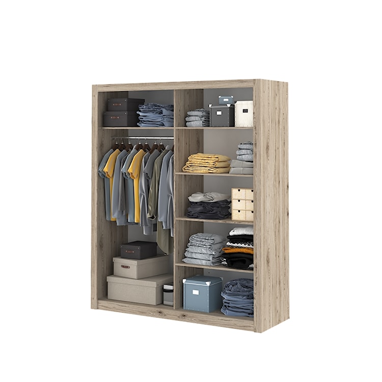 Szafa Idea 180 cm z lustrami San remo  - zdjęcie 5