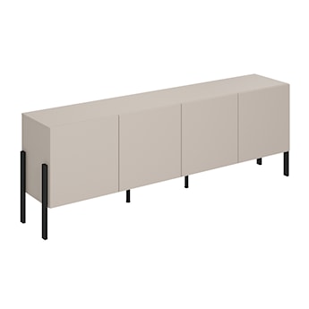 Szafka RTV czterodrzwiowa Jukon 204 cm Szary beż