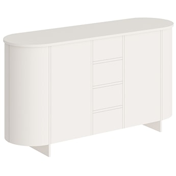 Komoda dwudrzwiowa Reflicy z czterema szufladami 163 cm kaszmir mat