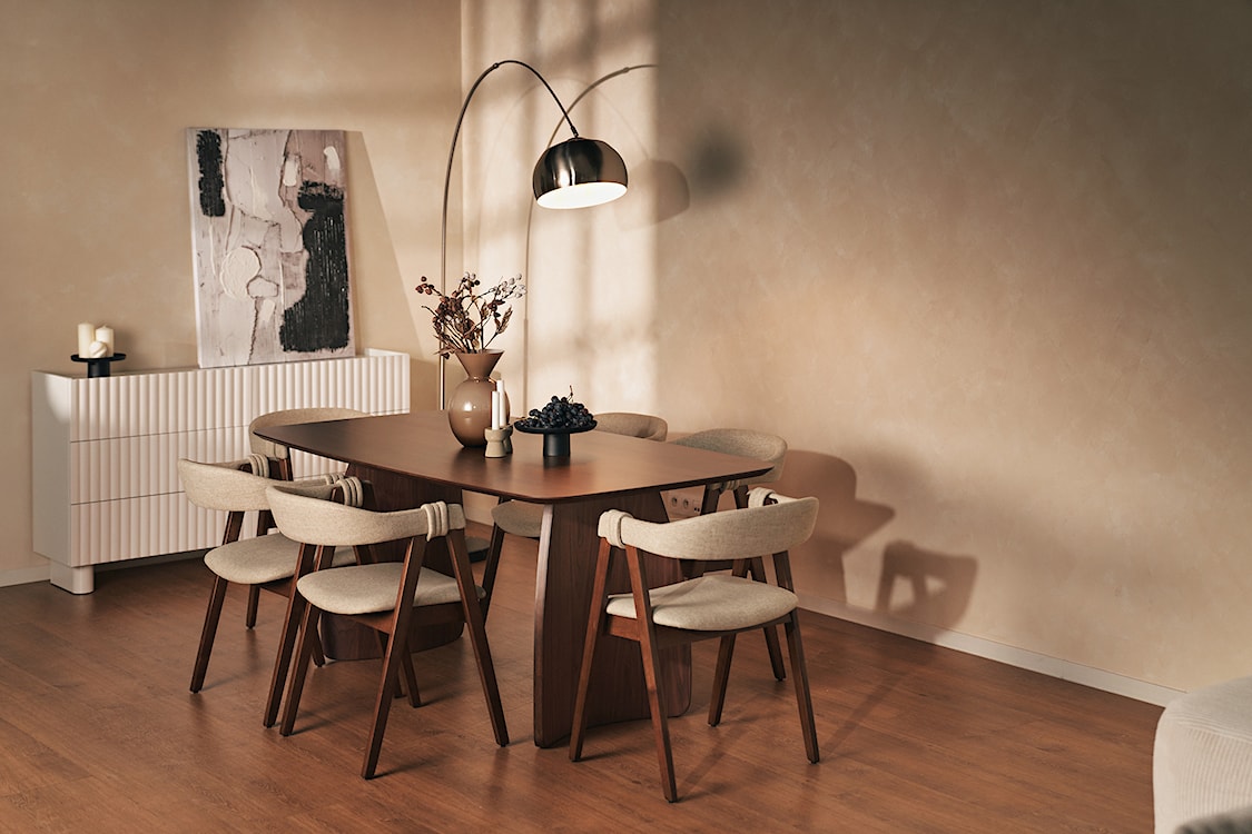 Stół do jadalni Soliates 180x90 cm orzech  - zdjęcie 3