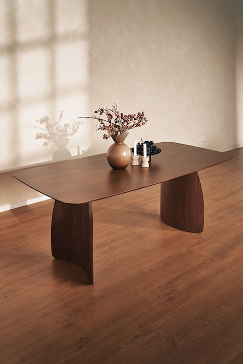 Stół do jadalni Soliates 180x90 cm orzech  - zdjęcie 5