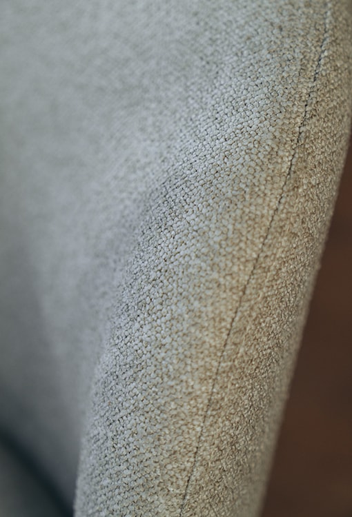 Krzesło tapicerowane do jadalni Coases beżowe boucle  - zdjęcie 8