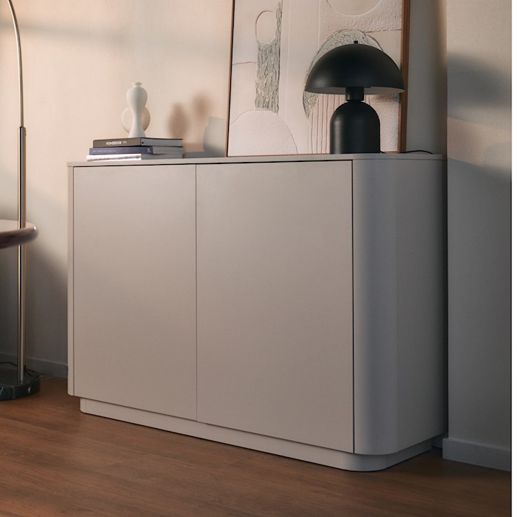 Komoda dwudrzwiowa Luvio 140 cm kaszmir  - zdjęcie 4